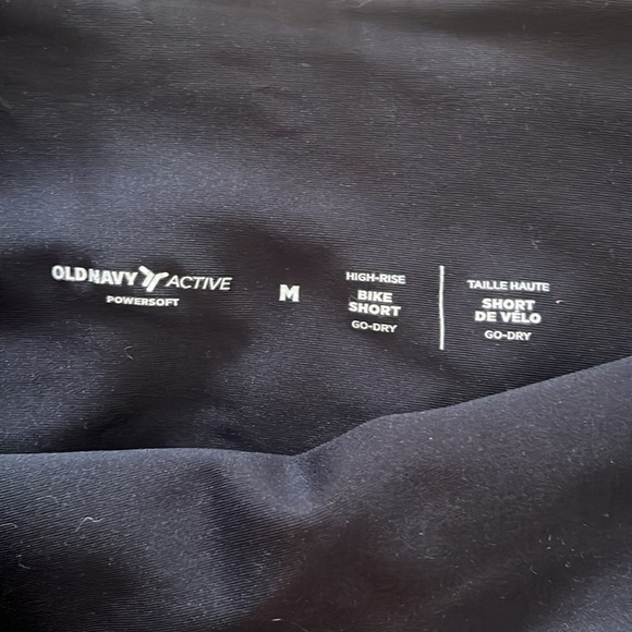 OLD NAVY ACTIVE HIGH RISE BIKE SHORTS M - Picture 2 of 3